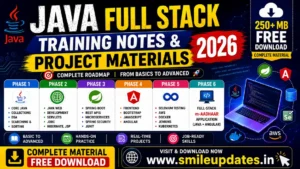 Java Full Stack Training Notes
