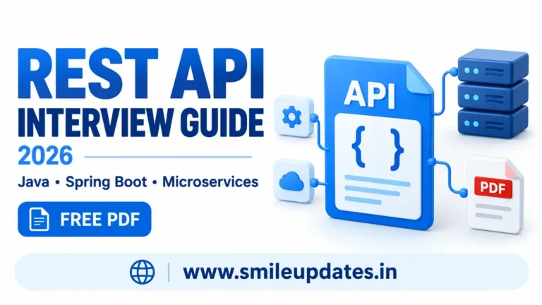 REST API Interview Guide 2026: Java & Spring Boot Notes